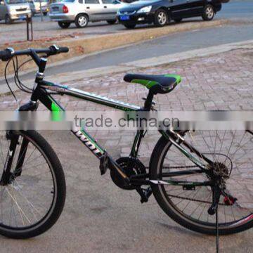 26-inch V Brake Mountain Bike 21 Speed High-carbon Steel Road Bike photo-2