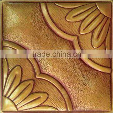 Decorative 3d leather wall panel / leather panel /advertising