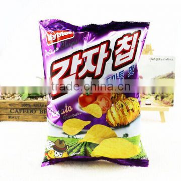 Food grade Heat seal clear plastic bag for potato chips