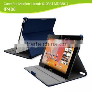 For Medion Lifetab S10334, Heat Setting Leather Tablet Case for Medion Lifetab MD98811 photo-5