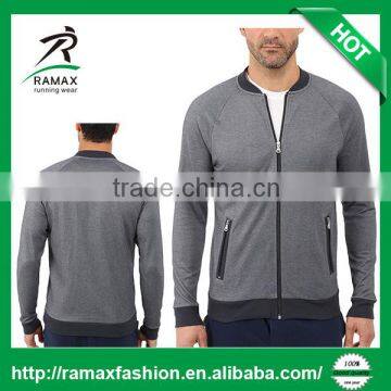 Ramax Custom Men Baseball Collar Zip Training Gym Jacket For Tracksuit