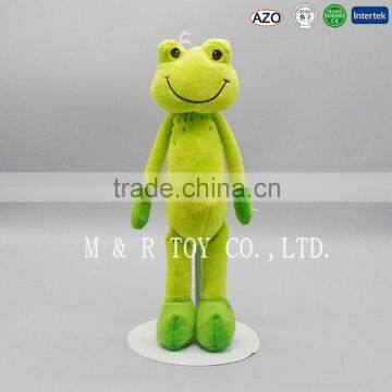 New Design Green Stuffed Plush Frog Toys for Birthday Gifts