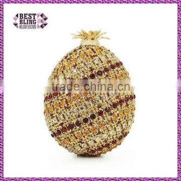 pineapple hard shell crystal evening bags manufacturers china (88191A-G)