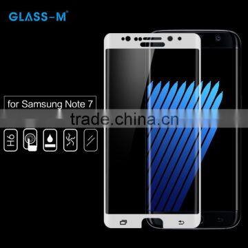 for Samsung Note 7 9H Hardness 3D Round edge Tempered Glass Shockproof Guards Film