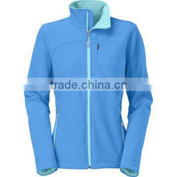 spring traveling wear stretchy Softshell Jacket for women