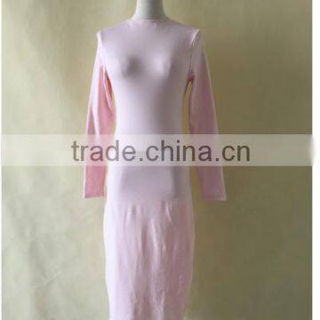 2016 Long Sleeve Sapndex Dresses Autumn Dresses High Collar Sexy Bandage Bottoming Women Casual Dress photo-4