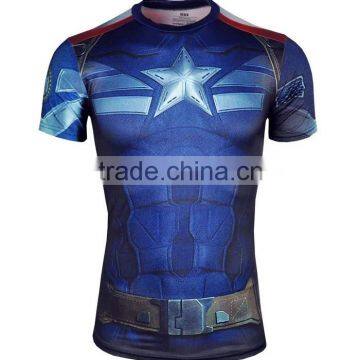 compression tight shirt base layer clothing for compression shirt sublimation