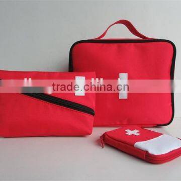 Traveling Polyester Water-proof First Aid Kit Hanging Bag