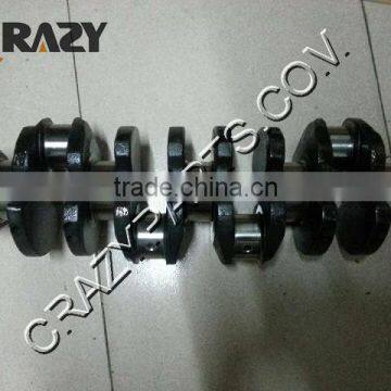 Diesel engine 4JJ1 crankshaft, excavator spare parts,4JJ1 engine parts