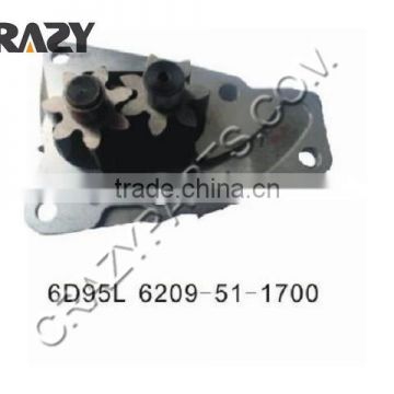 excavator diesel engine spare parts 6D95L oil pump 6209-51-1700