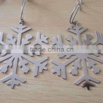 Christmas decoration metal snowflake,metal hanging ornemant