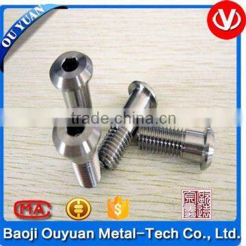 titanium bike screw set