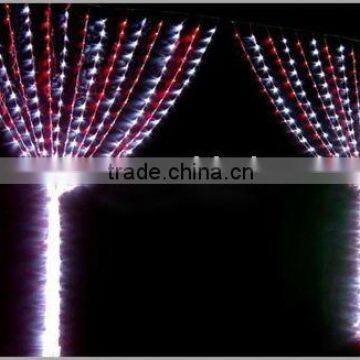 LED curtain light multicolor-indoor or outdoor use