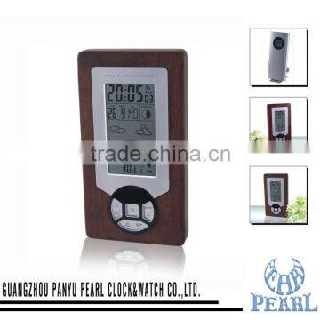 Pearl Radio Controlled Clock PR407 with weather station