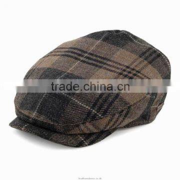 British Peebles Selby Plaid Flat Cap