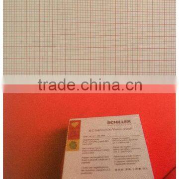 3-Channel ECG Paper / 80mm*70mm-200P Z fold electrocardiograph paper for Schiller