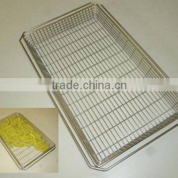 Deep Fry Basket For 1/1 Gastronorm Ovens, Potato Chip Basket