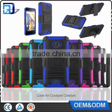 Hot! Outdoor Heavy Duty Belt Clip Combo Holster Kickstand Silicone PC Case For Coolpad Catalyst 3622A Wholesale  China