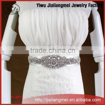 New Hot handmade luxury rhinestone bride wedding dress belt girdle 12 Color Diamond body jewelry Accessories