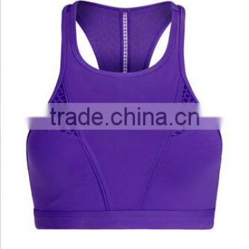 Custom Made 2016 New Design Yoga Wear Fitness Activewear Ladies Sports Bra wholesale