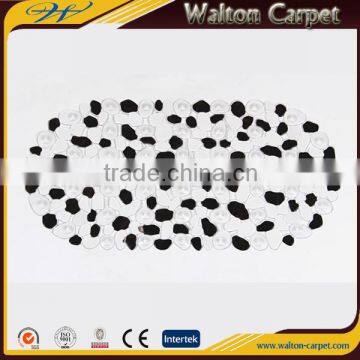 Wholesale custom best selling balck&white anti-slip pvc bath mat