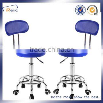 Swivel beauty bar chair with wheels for sales