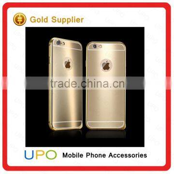 [UPO] New Arrival Luxury Electroplating Mirror Bright Aluminum Metal Cell Phone Case for IPhone 6 Plus photo-5