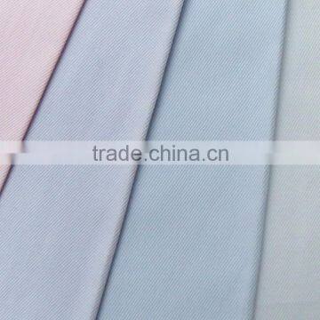 Comfortable spun cotton/polyester spandex fabric feel fabric cvc 60/40 uniform shirt fabric