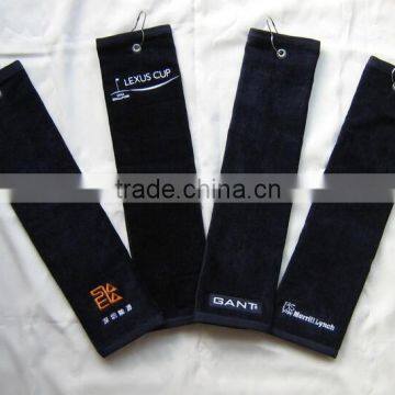 100% cotton golf towel wholesale sport towels