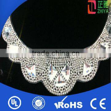 beaded necklace rhinestone diamond resin jewelry