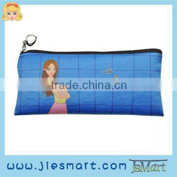 JSMART student lovefoto deep blue pencil bag MOQ FREE