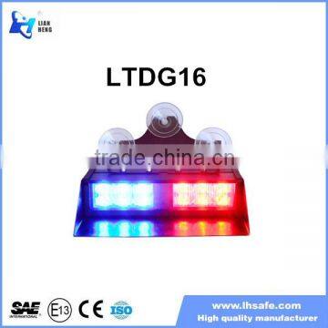 DC12V red blue strobe lights waterproof IP66 LED visor dash lights LTDG16