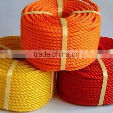 twisted pe rope of many colors