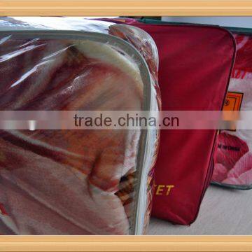 bed sheet throw 100% polyester blanket