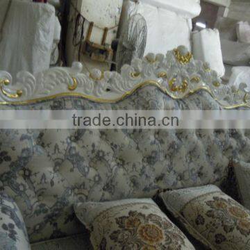 Dubai Sofa Furniture , Antique French Sofa , Furniture Baroque Fabric Sofa DXY-833#