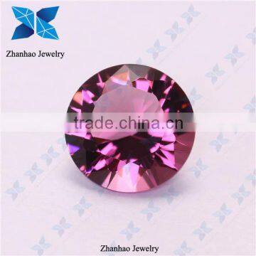 Jewelry making faceted colored glass stone with chinese new product