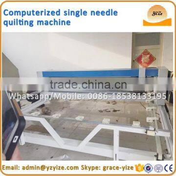 Automatic industrial single head computerized quilting machine for blanket