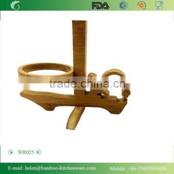 WR025/ Home Living Room Cabinet Wooden Wine Rack Wood Single Bottle Display Rack Professional Design Wine Rack FDA SGS LFGB photo-3