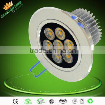 PC cover 3/5/7w led ceiling light with imitation lumens for hotel