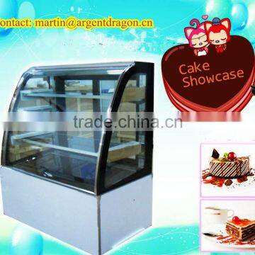 Cake Display Showcase with glass shelf