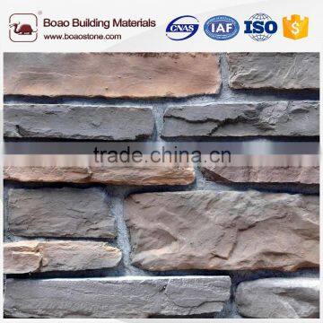 Free standing installation external artificial stone wall cladding