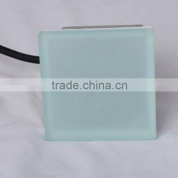 3 Years Warranty 100*`100 IP67 RGB Color Square Led Light Solid Cast Glass Bricks photo-3