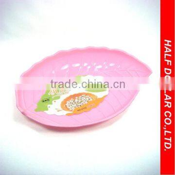 Leaf Shape Plastic Plate, Fruit Plate,PP Plate for Plastic Item