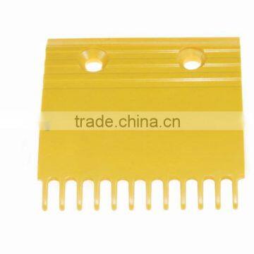 Escalator Comb Plate 101*51*8.4mm, Plastic, 12T, Yellow, Middle