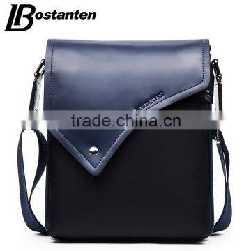 trendy men shoulder leather sling bag crossbody bag