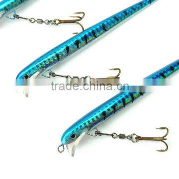 3PCS 12.5cm/8g Fishing Lures 4# Hook With Rolling Swivels Fishing Hard Bait Lures photo-5
