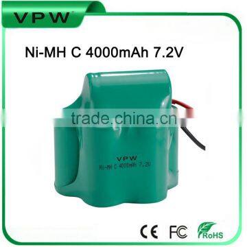 4000mAh Ni-MH 7.2V rechargeable Battery Pack for Christmas Light