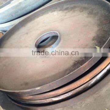 Big forged Steel tank cover with manhole and handhole