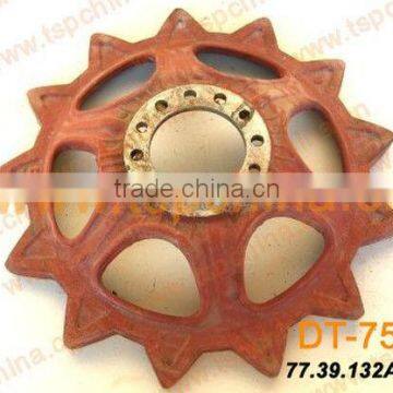 DT-75 tractor spare part driving wheel 77.39.132A/77.39.132-2