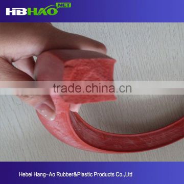 Silicone rubber shower door seal strip